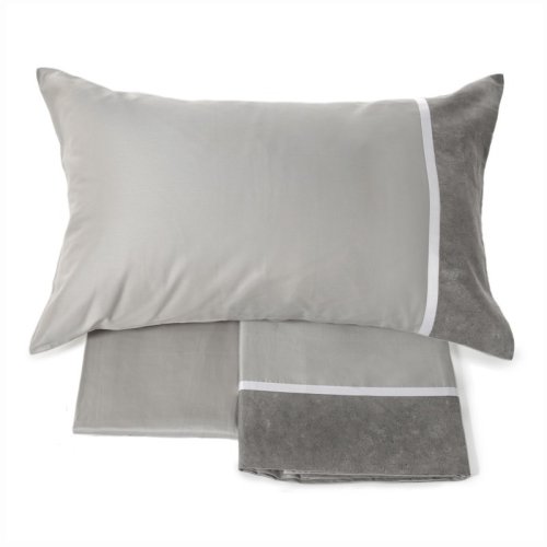 GALUCHAT Completo lenzuola - grigio perla